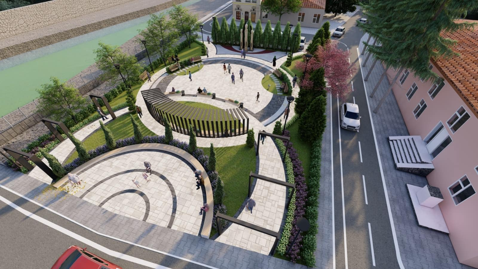 Zübeyde Hanım Meydanı Atatürk Parkımız Ezine’mize Çok Yakışacak…